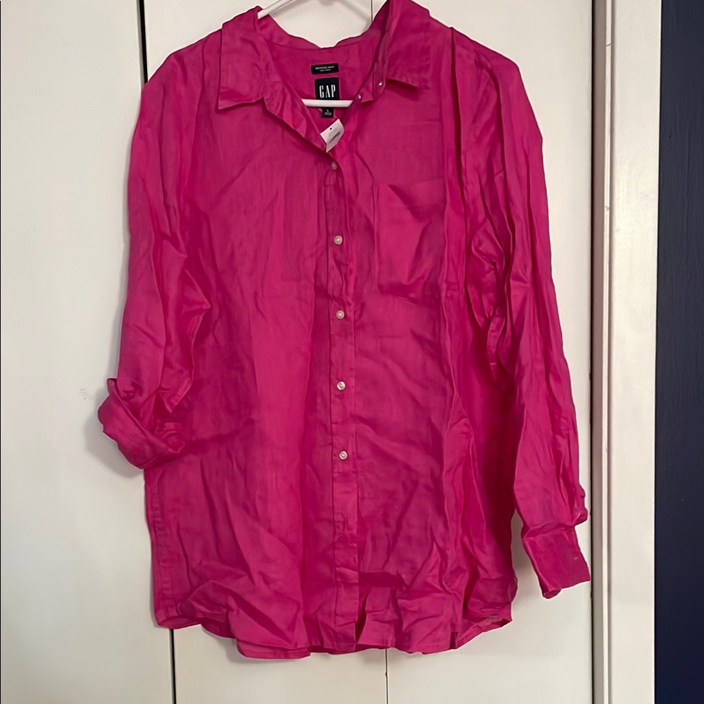 Gap 100% Linen Button-down shirt
